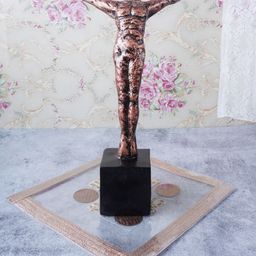FASHIYANOO Copper-Toned Back Flip Gymnastic Showpiece-image-19