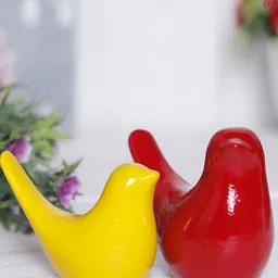 GW CREATIONS Red & Yellow Small Figurine Showpiece-19