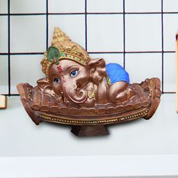 GW CREATIONS Baby Ganesha Figurine Showpiece-image-12