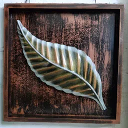 SANKALAN CREATIONS Brown & Silver Toned Metal Wall Hanging-14