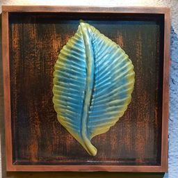 SANKALAN CREATIONS Brown & Blue Wooden Wall Hanging-25