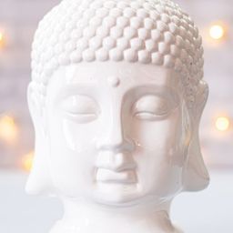 Archies White Buddha Idol Showpiece-image-96
