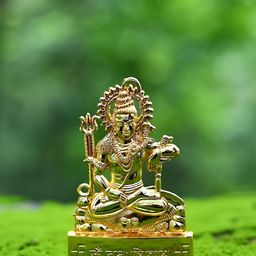 Navyaksh Gold Toned Metal Shiv Shankar Showpiece-image-95
