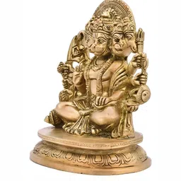 The Advitya Panchamukhi Hanuman Brass Idol-picture-15