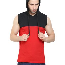 CHRISTONE Men Hooded Pockets T-shirt-image-99