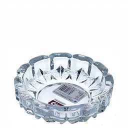 Navyaksh Transparent Crystal Turtle Tortoise with Plate Showpiece image 3