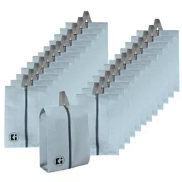 Kuber Industries Pack of 24 Grey Shoes Organisers-58
