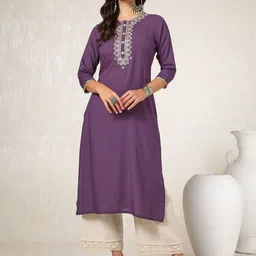 Soch Women Embroidered Sequinned Kurta-picture-34