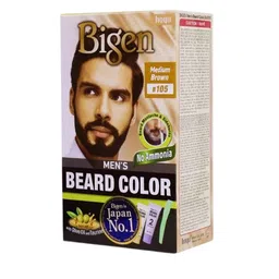 Bigen Set Of 2 Beard Color 40 g Each Medium Brown 105 image 3
