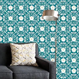 ArtzFolio Printed UV-Resistant Anti-Bacterial D Floral Elements Peel & Stick Wallpaper-image-10