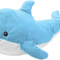 Cute Blue Delphine fish soft stuffed toy - 25 cm-image-17
