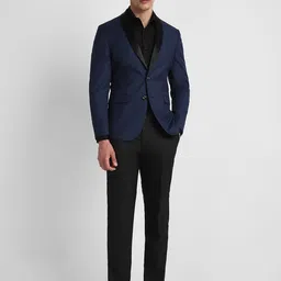 Allen Solly Slim Fit Single Breasted Two Piece Party Suit-56