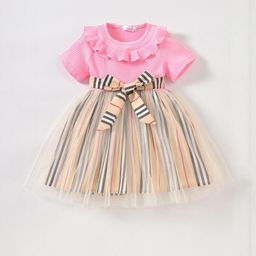 Hopscotch Girls Cotton Checked Dresses-picture-26