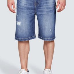 Lee Men Mid Rise Comfort Fit Shorts-picture-8