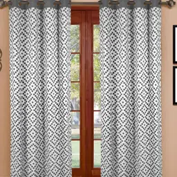 Dekor World Multicoloured Set of 2 Window Curtain-48
