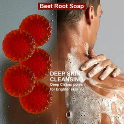 GROOVY Set Of 5 Jasmine Joy Beet Root Soap - 100 g Each image 4