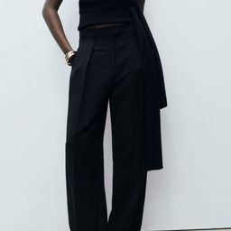 MANGO Women Mid-Rise Pleated Trousers-picture-41