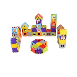 ADKD Kids 72 Pc My House Building Blocks-70