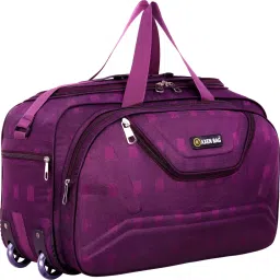 60 L Strolley Duffel Bag - AM01_14 - Purple - Large Capacity-image-45