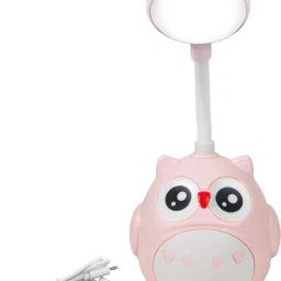 Cartoon Owl-Shape USB Rechargeable LED Desk Lamp with Adjustable Brightness Mode Study Lamp-17