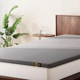 FRIDO Grey & White Quilted Dual Comfort Queen Mattress Topper-picture-31