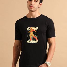 Enciger Men Printed Applique T-shirt-image-42