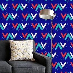ArtzFolio Printed UV-Resistant Anti-Bacterial Abstract Brush StrokePeel & Stick Wallpaper-image-83
