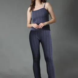 Wearslim Striped Cotton Thermal Set-image-37