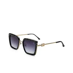 HASHTAG EYEWEAR Women Rectangle Sunglasses SEWA-5G155-TX.BLK-picture-34