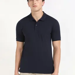 Calvin Klein Jeans Men Polo Collar Organic Cotton Slim Fit T-shirt-image-81