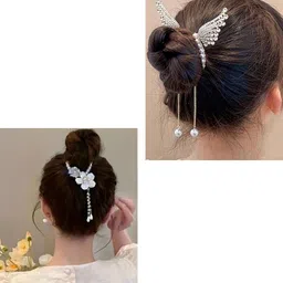 DIVASTRI Women Set of 2 Embellished Claw Clip-picture-24
