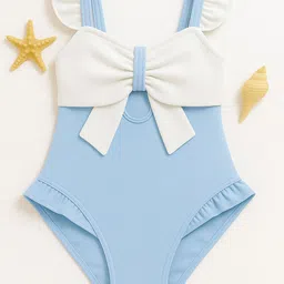 bubble berry Girls Ruffle Trim Swim Bodysuit-image-63