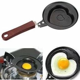 nunki trend Mini Egg Fried Pan Egg Pancake Breakfast Omelets Pan (1 Pcs, Assorted Design) Fry Pan 12 cm diameter 0.1 L capacity image 3