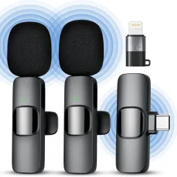 Wireless Lavalier Reduction for Video Recording Type C Android & iPhone Microphone-16