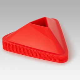 Essential Football Training Flat Markers 10-Pack - Orange-image-94