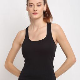 Friskers Women Black & Maroon Pack Of 2 Tank Top-picture-51