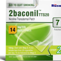 Rusan 2baconil Nicotine Transdermal Patch 14mg/24h | 7 Patches (Step 2) Nicotine Patch-19