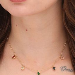 PALMONAS Women 18K Gold-Plated Necklace-image-72