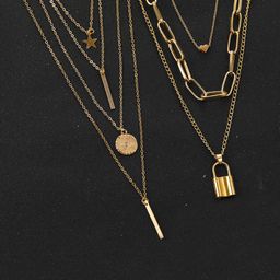 Jewels Galaxy Set Of 2 Gold-Toned Layered Necklace-16
