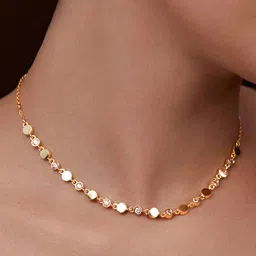 MINUTIAE Gold-Plated Minimal Necklace-picture-13