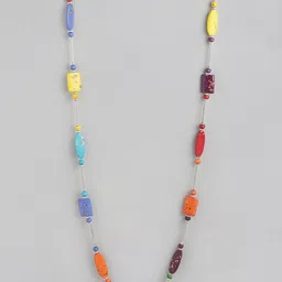 RICHEERA Silver-Plated Beaded Necklace-72