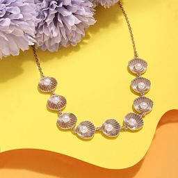 Zaveri Pearls Gold-Plated Choker Necklace-24