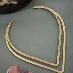 ATIBELLE Silver-Gold-Plated Layered Necklace-40