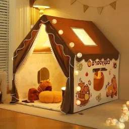 Brown Play Tent for 3-10 Year Boy And Girls-20