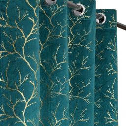 274 cm (9 ft) Velvet Room Darkening Long Door Curtain (Pack Of 2)-image-79
