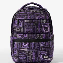 Small 17 L Laptop Backpack Black Panther: Tribal Pattern-image-49