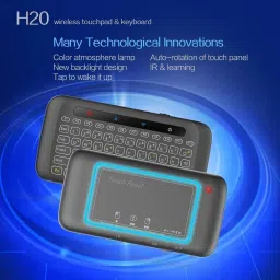 Etzin H20 Mini Wireless Keyboard(EPL-600KM-001) Wireless Handheld Gaming Keyboard Compatible with Desktop, Laptop, Mac multimedia_keys,H20 Mini Wireless Keyboard(EPL-600KM) image 2