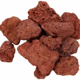 Red Lava Stone for Aquarium, Natural Volcanic Rock Landscape Decorations Fish Tank Suitable for Marine and Freshwater Aqua (1KG) River Rock Planted Substrate-17