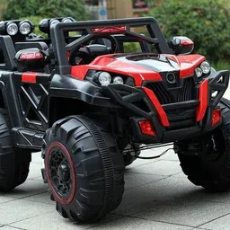 oh baby 2188 Red 4X4 Monster Wheel (1-9 Years) Battery ride on Jeep Battery Operated Ride On-picture-3