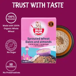 num num Sprouted Wheat Dates Almonds Cereal image 3